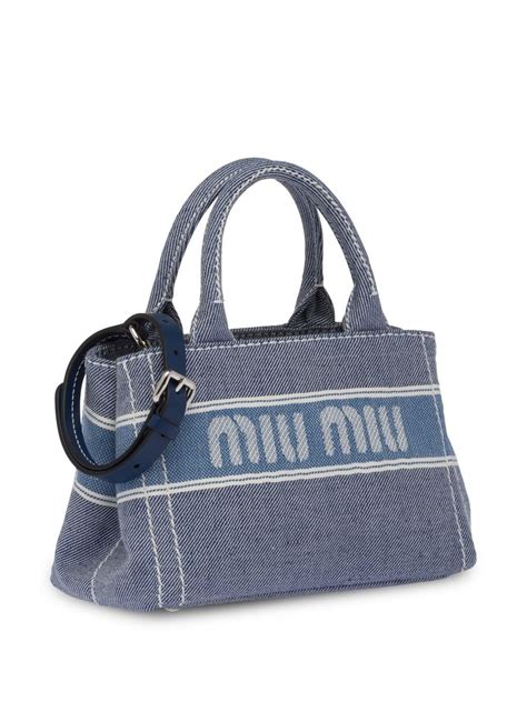 miu miu denim bag|farfetch miu michael bags.